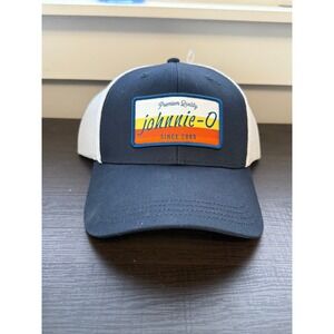 Johnnie-O Sunrise‎ Trucker Hat Navy Blue White Mesh Back Cap One Size Baseball